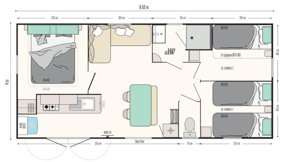 Mobil Home 5-6 Personnes Carry Le Rouet Esterno foto